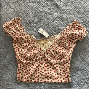 Pacsun Floral CropTop